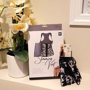 Jessica Simpson Slimming Vest & Fitness Gloves